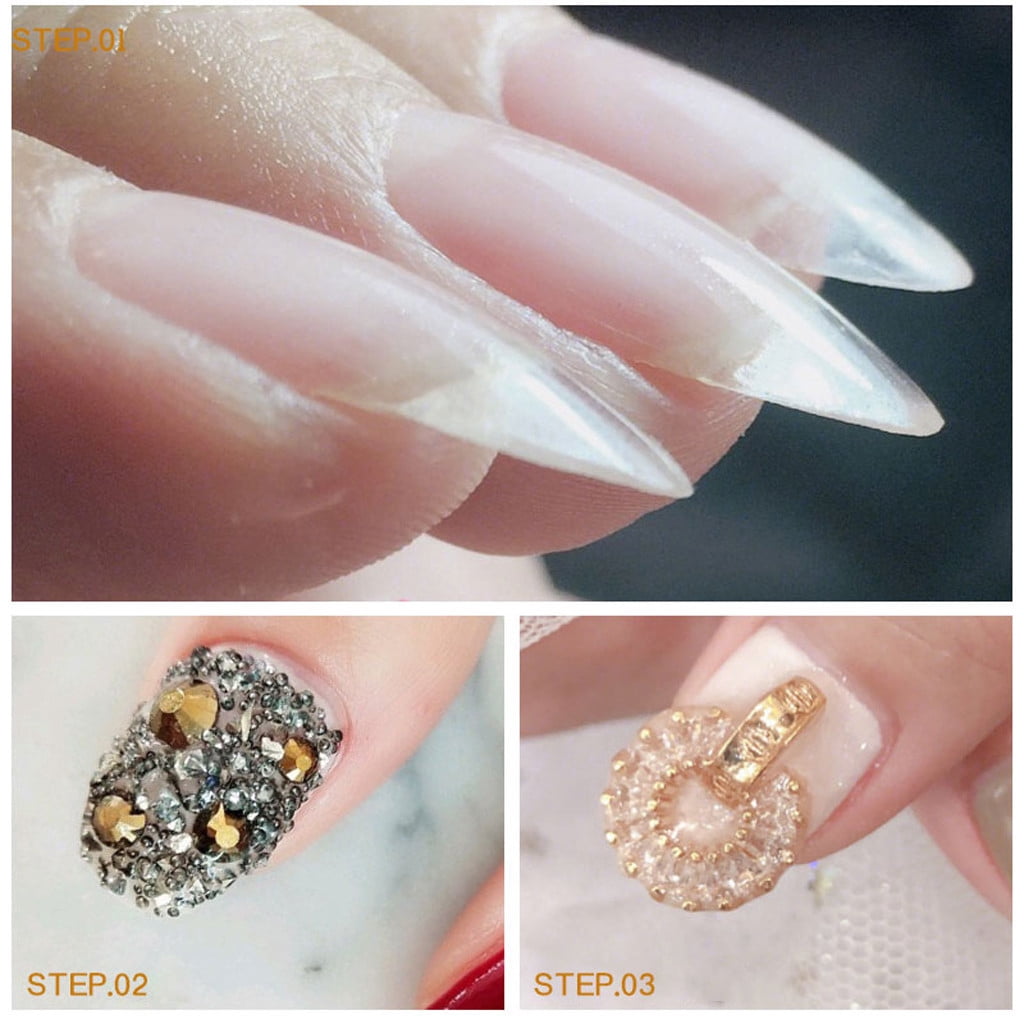 Nipper Nails Nails Buffer Shiny Filer for Nails with Acrylic Nail Filer under 10 Glass Nail File Nail Strengthener Finger Nail File Manicure Set Women Drill Nail Pliers Cuticle Stainless Steel