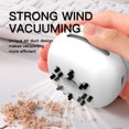 thumbnail image 4 of Mini Handheld Desktop Vacuum, Rechargeable Strong Suction Cleaner for Dust, Paper Scraps, Eraser Crumbs & Cigarette Ash, Ideal for Home, Office & Car, 4 of 10