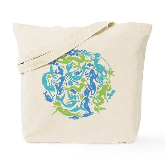 CafePress - 10 Mermaids Tote Bag - Unisex Canvas Tote Bag, Beige, 1-Piece