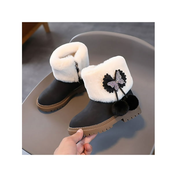 Fuzzy boots walmart cheap