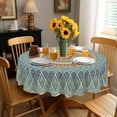 thumbnail image 3 of Nappe Ronde Boho, Nappe Imperméable et Infroissable, Couvre-Tables Boho, Décorations d'Été pour la Maison 60 Pouces, 3 of 7