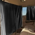 thumbnail image 4 of 3PCS Car Privacy Curtains Universal Divider Curtain Between Rear Seat Auto Blackout Sun Shades Side Window Covers Accessories for Travel Camping Nap Sleeping, 4 of 8