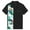 black+brid white, variant on Vintage Retro Panels Hipster Bowling Shirts For Men