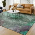 thumbnail image 6 of Addison Rugs Mayfield Premium Machine Washable Transitional Abstract Teal Rectangle Rug, 10' x 14', 6 of 6