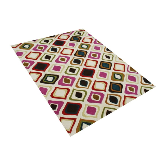 Alliyah Rugs Handmade Alliyah Flint Black New Zealand Blend Wool Rug - 5' x 8'