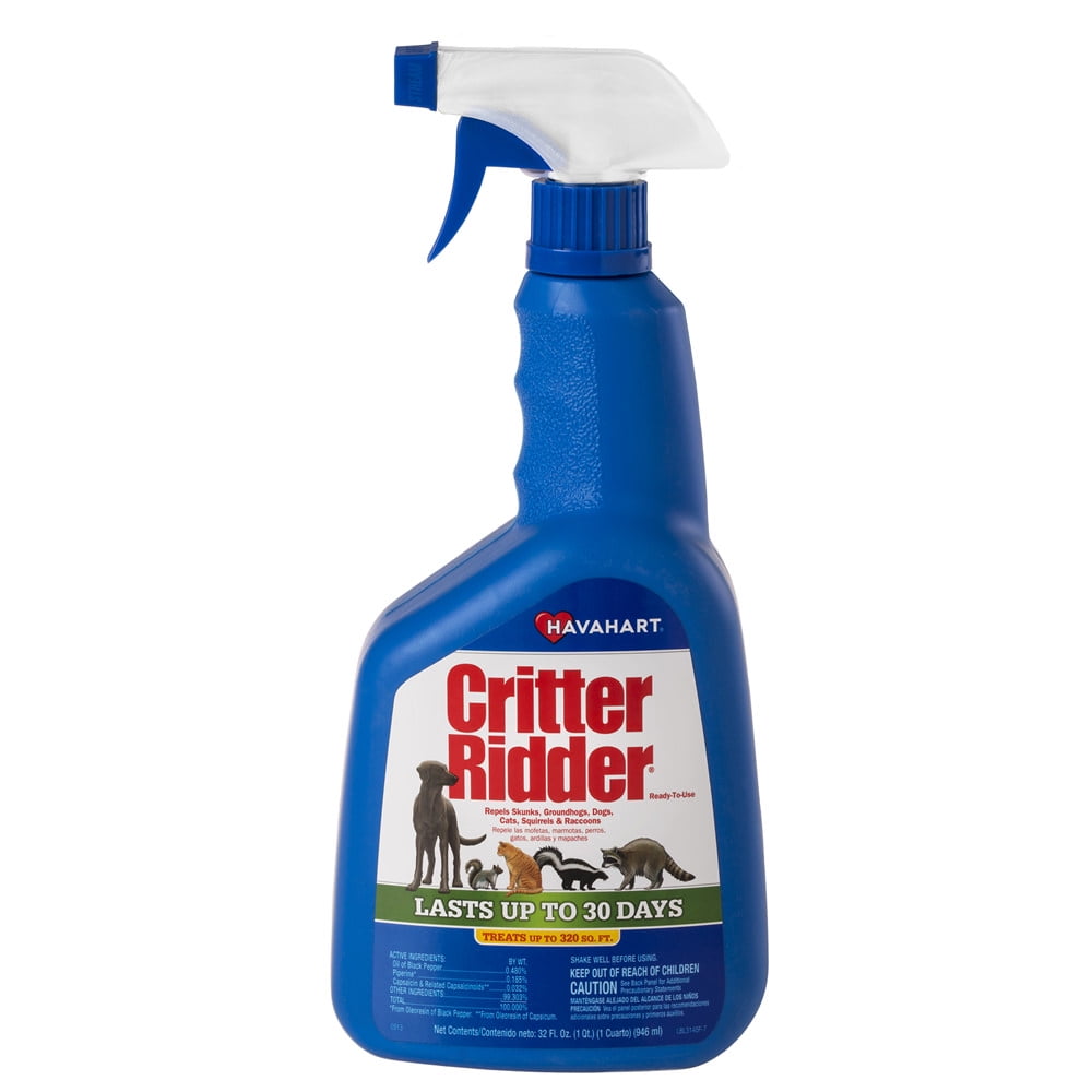 Havahart Critter Ridder 32 oz. Ready-to-Use Spray Animal Repellent ...