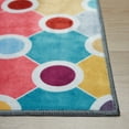 thumbnail image 4 of Machine Washable Polka Dot Colorful Nursey / Kids Area Rug - Multicolor - 6x9, 4 of 5