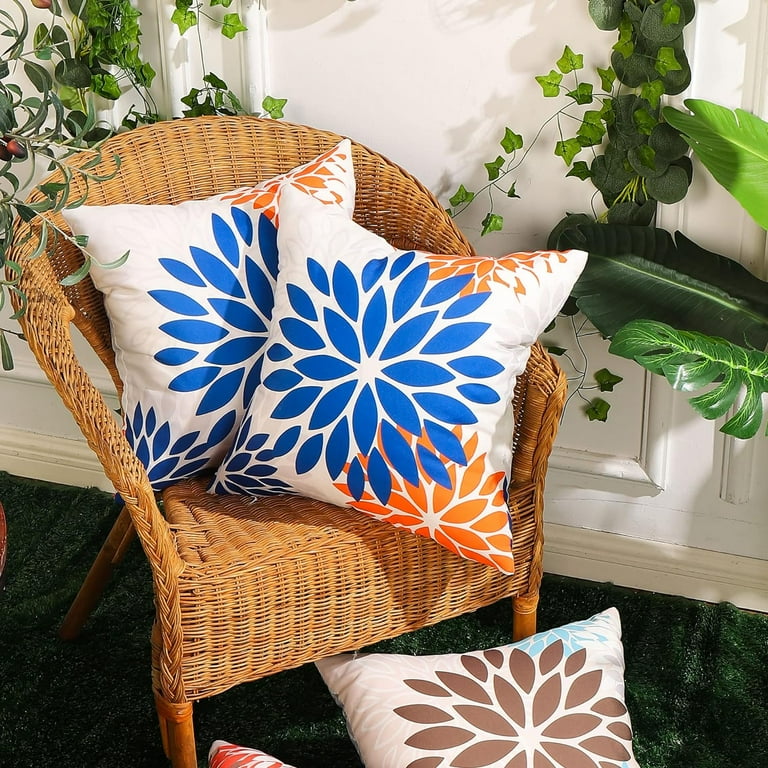 Xuehuapiaopiao Blue Orange Outdoor Fl...