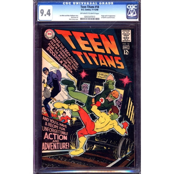 Teen Titans #18 - CGC 9.4 Comic Book