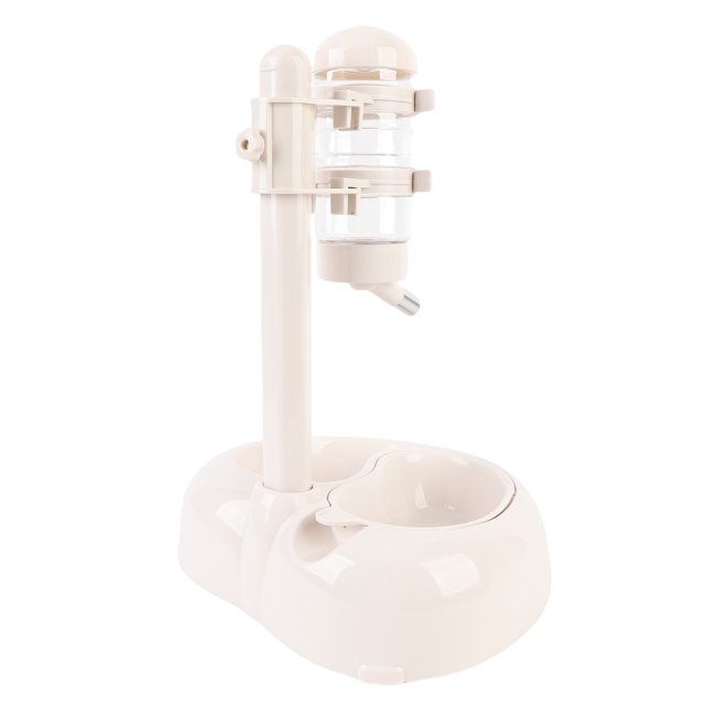 Pet Standing Water Dispenser Bowl, Small Dog Cat Feeding Water Bowl, Height Adjustable Water Food Feeder Bottle for Pets Cats Dogs Puppy Kitten Rabbits