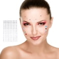 thumbnail image 5 of Unique Bargains Stylish Rhinestone Stickers Self Adhesive Acrylic Bling Face Gems Clear, 5 of 5