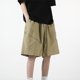 thumbnail image 4 of pstuiky Hombres bajos, Pantalones cortos deportivos de entrenamiento físico de color sólido para hombre, transpirables, con bolsillos, estilo crop top Pantalones cortos cargo, 4 of 5
