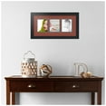 thumbnail image 2 of ArtToFrames Collage Photo Picture Frame with 3 - 4x5 Openings, Framed in Black with Cognac and Black Mats (CDM-3926-65), 2 of 8