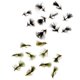 thumbnail image 1 of 20 Piezas de Moscas de Pesca Sharpla con Mosca Mojadas Realistas Woolly que se hunden, 1 of 8