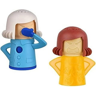 Angry Mom Microwave Cleaner and Chilly Mama Fridge Deodoriser 2PCS