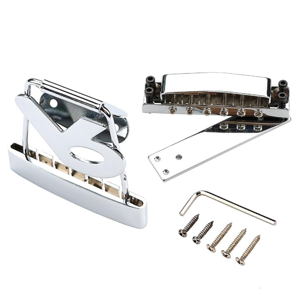 CEORPER 6 String Electric Guitar Tailpiece Bridge Cover And Base Plate Guitar Part