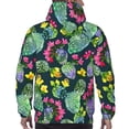 thumbnail image 7 of Naloa Watercolor Cactuses Men's Casual Hooded Collar Drawstring Hoodies Pullover Sweatshirts Casual Long Sleeve Shirts-3X-Large, 7 of 7