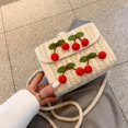 thumbnail image 4 of Bolsos de Paja Boho Ratán Playa para Mujer, Kuymtek, Cruzados, Vintage, 4 of 9
