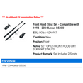 thumbnail image 2 of Front Hood Strut Set - Compatible with 1998 - 2004 GS300 1999 2000 2001 2002 2003, 2 of 2