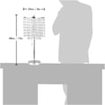 thumbnail image 5 of JERFIT Chrome Crystal Table Lamp with Pull String Switch, Glam Accent Lighting for Bedroom Nightstand or Living Room, 5 of 6