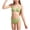 Green, variant on mgoYE Girl Swimsuit Size 13-17 Girls Two Piece Swimsuits Ribbed Bikini Sets Swimming Bathing Suit Beach Sport Athletic Teen Girls Swimwear(Green,13-14 Years)