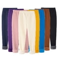 thumbnail image 4 of Esaierr 3PCS Boys Girls Fleece Lined Leggings Stretch Pants Bottoms Fall Winter Slim Padded Trousers Baby Warm Leggings Tights for Kids Toddler 3-13 Years, 4 of 9