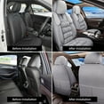 thumbnail image 7 of DIKSOAKR Winter Car Seat Covers Fit for Subaru Legacy 1995-2025 Plush Warm Automotive Front Seat Covers Soft Fuzzy Seat Cushion Protector (2 Seat,Grey), 7 of 7