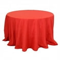 thumbnail image 4 of Koyal Wholesale Round Polyester Tablecloth, 90-Inch, Emerald Green, 4 of 7