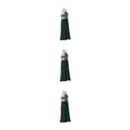 thumbnail image 2 of Llavero encantos Injueey 28 piezas borlas decoración DIY verde militar, 2 of 6