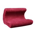 thumbnail image 3 of Soporte para almohada para tableta, base para soporte para tableta cómoda con bolsillos de almacenamiento, soporte para teléfono para regazo, lector, rojo intenso, 3 of 9
