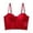 Red, variant on Women’s Tight Suspender Bra Navel Revealing Gathering Fit Red L