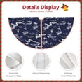 thumbnail image 4 of KLL Hawaiian Style Christmas Tree Skirt 30" ,Party Decorations Farmhouse for Christmas Decorations Holiday Party, 4 of 6