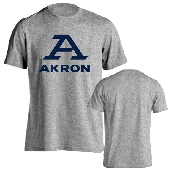 University of Akron Zips Classic Arch with Mascot Short Sleeve T-Shirt