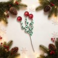 thumbnail image 4 of Christmas Tree Picks Candy,Artificial Candy‑Themed Christmas Picks,Decorative Candy‑Style Faux Christmas Sprigs,Flexible Faux Plastic Christmas Spiral Twirl Stems,Ornament for Insertable,Festive, 4 of 4
