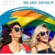 thumbnail image 3 of gafas de orgullo arcoíris, gafas de orgullo gay LGBT, gafas de sol de orgullo arcoíris en forma de corazón, accesorios de disfraz, 3 of 5