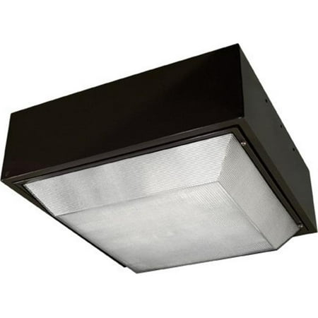 

Dabmar Lighting DW9240-BZ-MT 22.88 x 22.88 x 10 in. 400 watts Powder Coated Cast Aluminum Large Square Ceiling Fixture Light with Mogul Base Metal Halide Lamp Bronze