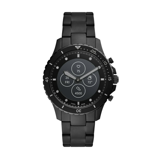fossil smartwatch womens black