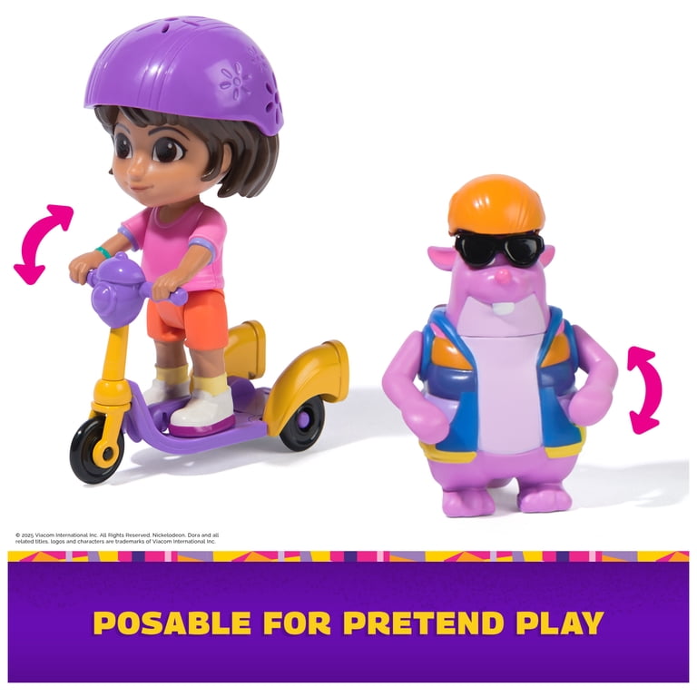 Dora, Zoom & Explore Adventure Pack with Dora & Tico Toy Figures
