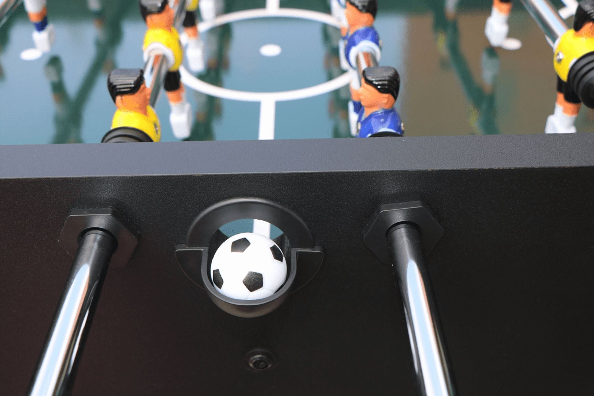 54" Foosball Table for Home - Soccer Football Game Table with Steel Rods & Balls, 54.5" x 29.3" Family Game Table for Kids & Adults, Indoor Sports Entertainment