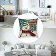thumbnail image 5 of nygtbtfer Christmas Pillow Covers Set of 4 Tree Decorative Pillow Cushion Case for Sofa Couch Bed Home Car White, 5 of 7