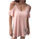 thumbnail image 2 of Blusa cómoda con costuras de encaje y tirantes sólidos sin costuras para mujer Pompotops qyievc1101, 2 of 9
