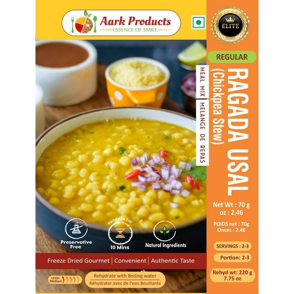 Aark RAGDA Usal ( 2- 3 Portions) Lyophilisé Prêt à Manger