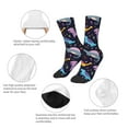thumbnail image 3 of Honeii Cartoon Dinosaur Print Children's Colorful Socks,Unisex Kids and Toddlers' Cushioned Sock,Kids Athletic Crew Socks,for Everyday Wear and Sports, 3 of 5