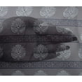 thumbnail image 4 of oneOone Viscose Chiffon Fabric Leaves & Lotus Block Print Fabric By The Yard 42 Inch Wide, 4 of 4