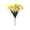 Yellow, variant on 1Pc Fake Lily Artificial Flowers 13.6 inch Plastic Cemetery Faux Flowers Real Touch White Lily Fake Spring Flower for Wedding Easter Party Home Decoration (Yellow)
