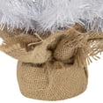 thumbnail image 6 of Northlight Medium Mini White Balsam Pine Artificial Christmas Tree with Burlap Base - 24" - Unlit, 6 of 6