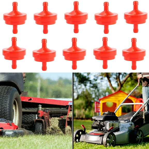 Luxtrada 10pcs Lawn Mower 1/4" Inline Gas Fuel Filter Fits Briggs Stratton 298090 298090S