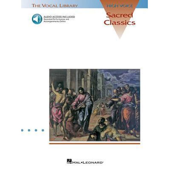 Pre-Owned Sacred Classics the Vocal Library High Voice - Book/Online Audio (Paperback) by Hal Leonard Corp (Creator)