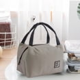 thumbnail image 2 of Dsscvnef Portable Zipper Lunch Hand Held Lunch Bag Lunch Bag With Rice Cloth Aluminum Foil Insulation Bag Thermal Lunch Bag for Hot Food Thirty One Stand Tall Insert Large, 2 of 7