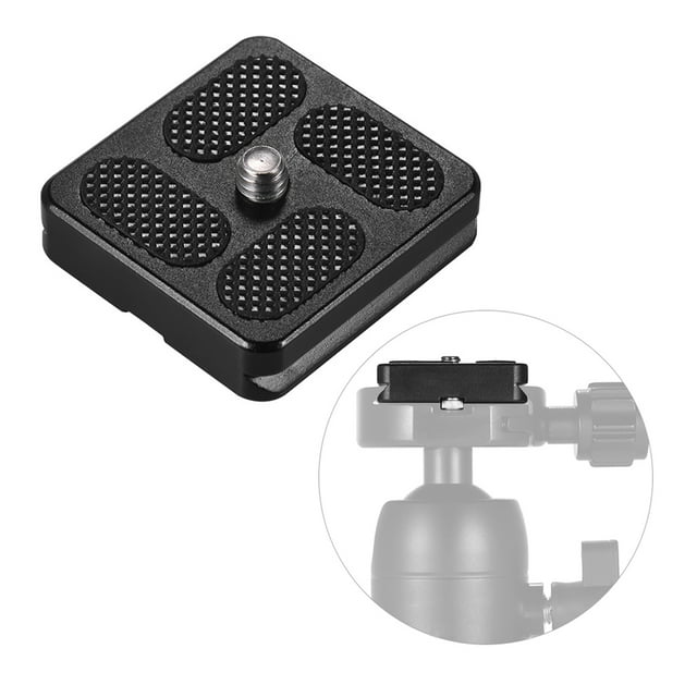 Placa De 40x38 Mm aleación De Aluminio Placa De Liberación Rápida Universal D-40T QR Placa Con Tornillo De 1/4 De Pulgada Para ARCA Swiss Benro Ball Ball Camina Accesorio